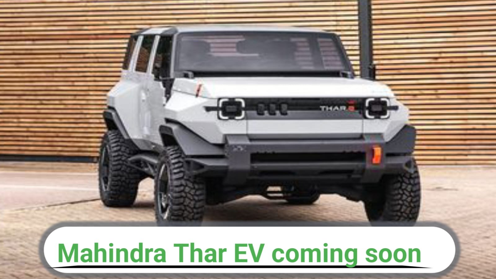 Mahindra Thar Ev